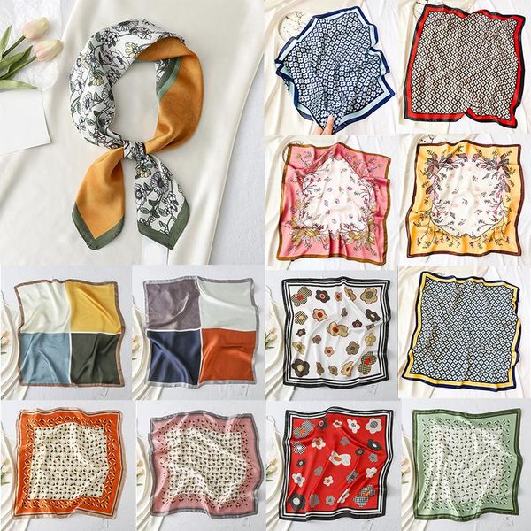 scarves 1pcs fashion silk satin hair scarf women girls handkerchief printed female square head bandana small neck 70*70cm shawl, Blue;gray
scarves 1pcs fashion silk satin hair scarf women girls handkerchief printed female square head bandana small neck 70*70cm shawl, Blue;gray