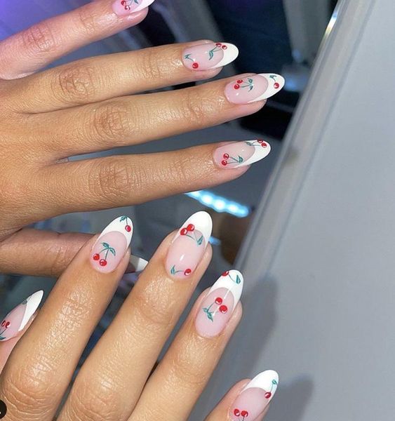 false nails 24pcs cherry printed nail patch round head glue type removable long paragraph fashion manicure ne, Red;gold
false nails 24pcs cherry printed nail patch round head glue type removable long paragraph fashion manicure ne, Red;gold