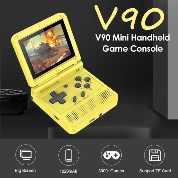 mini handheld console flip open source 64-bit classic retro arcade game video player 1.5w/h portable players
mini handheld console flip open source 64-bit classic retro arcade game video player 1.5w/h portable players