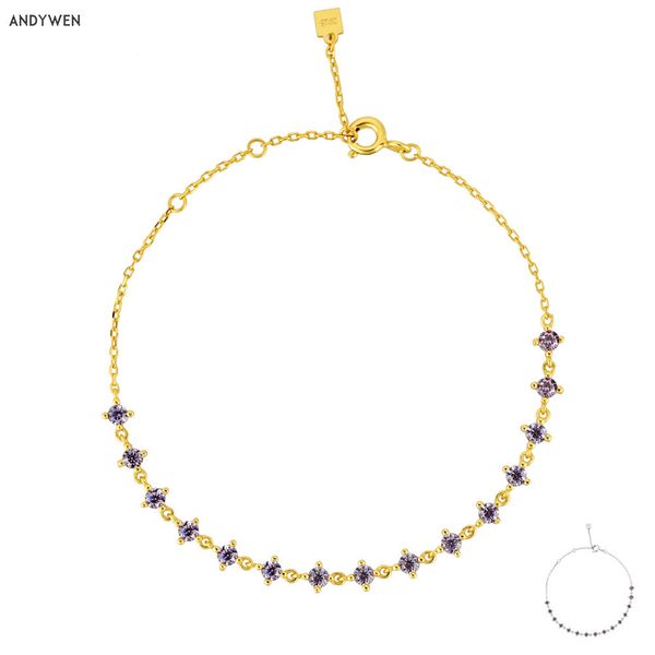 andywen 2021 925 sterling silver 2020 purple zircon charm chain soft bracelet luxury women fashion crystal cz jewelry, Golden;silver
andywen 2021 925 sterling silver 2020 purple zircon charm chain soft bracelet luxury women fashion crystal cz jewelry, Golden;silver