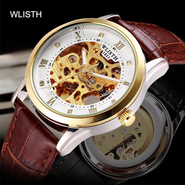 wristwatches 2021 wlisth automatic mechanical men's watch hollow retro luminous waterproof, Slivery;brown
wristwatches 2021 wlisth automatic mechanical men's watch hollow retro luminous waterproof, Slivery;brown