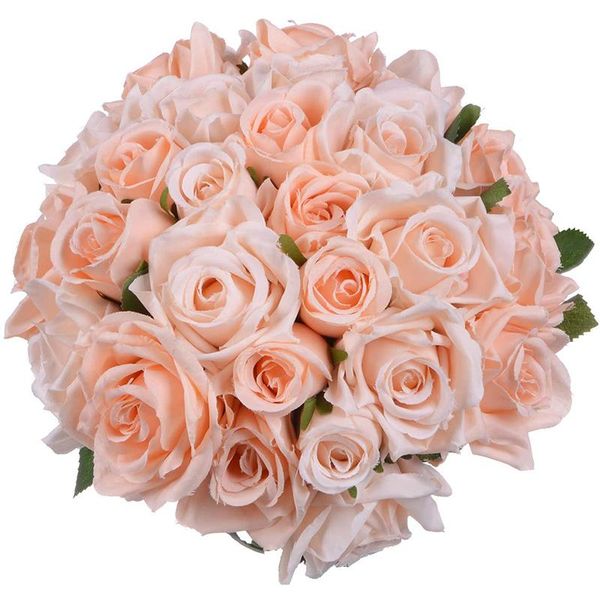 decorative flowers & wreaths artificial rose bouquet fake silk roses bridal wedding for home party decoration 18 heads
decorative flowers & wreaths artificial rose bouquet fake silk roses bridal wedding for home party decoration 18 heads