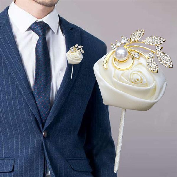 decorative flowers & wreaths 2021 men's corsage ivory rhinestone pearl groom suit pin factory direct sales business party wedding props
decorative flowers & wreaths 2021 men's corsage ivory rhinestone pearl groom suit pin factory direct sales business party wedding props