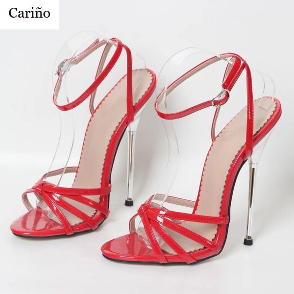 stiletto sandals 14-16cm ultra-high heel cross-tie open toe fashion size 5-15 dress shoes, Black
stiletto sandals 14-16cm ultra-high heel cross-tie open toe fashion size 5-15 dress shoes, Black
