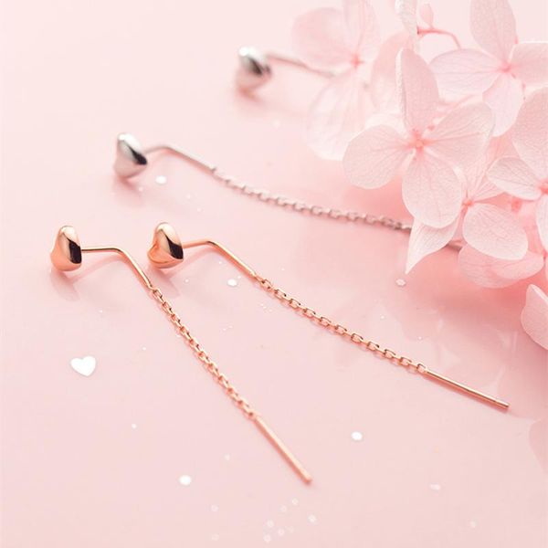 dangle & chandelier 925 sterling silver earrings women girls small heart long ear drop s925 fine jewelry
dangle & chandelier 925 sterling silver earrings women girls small heart long ear drop s925 fine jewelry
