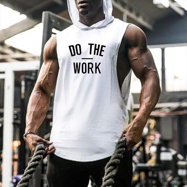 bodybuilding hoodie shirt fitness men tank sleeveless vest muscle sportswear stringer undershirt, White;black
bodybuilding hoodie shirt fitness men tank sleeveless vest muscle sportswear stringer undershirt, White;black