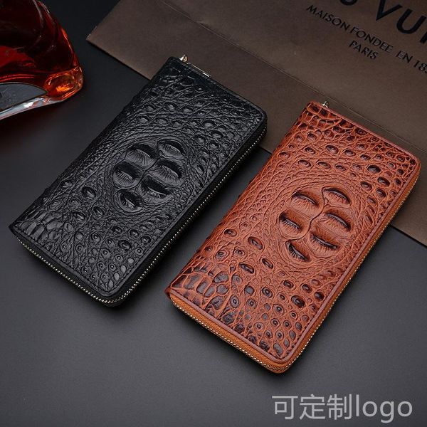 wallets genuine leather men phone bag long zipper pattern handbag cowhide women's wallet, Red;black
wallets genuine leather men phone bag long zipper pattern handbag cowhide women's wallet, Red;black