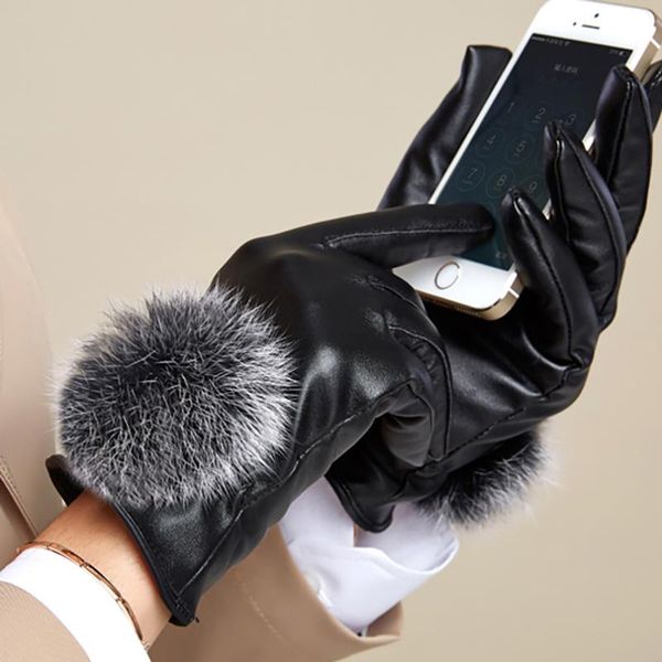 cycling gloves leather women winter full finger touch screen autumn warm outdoor fur fashion2021, Black
cycling gloves leather women winter full finger touch screen autumn warm outdoor fur fashion2021, Black