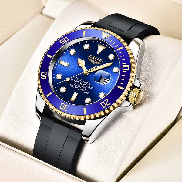 wristwatches 2021 lige mens watches business 30m waterproof quartz watch for men sport silicone strap wristwatch male+box, Slivery;brown
wristwatches 2021 lige mens watches business 30m waterproof quartz watch for men sport silicone strap wristwatch male+box, Slivery;brown