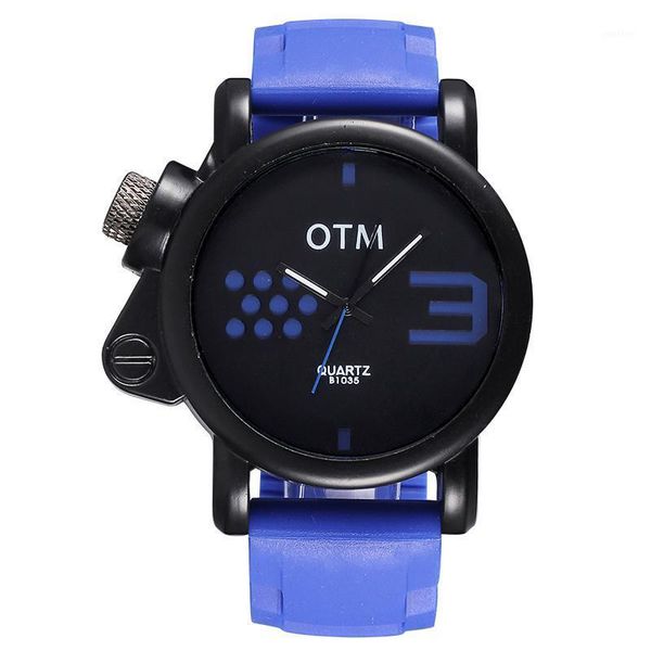 fashion sport men watch silicone watches quartz otm brand special design wristwatches, Slivery;brown
fashion sport men watch silicone watches quartz otm brand special design wristwatches, Slivery;brown