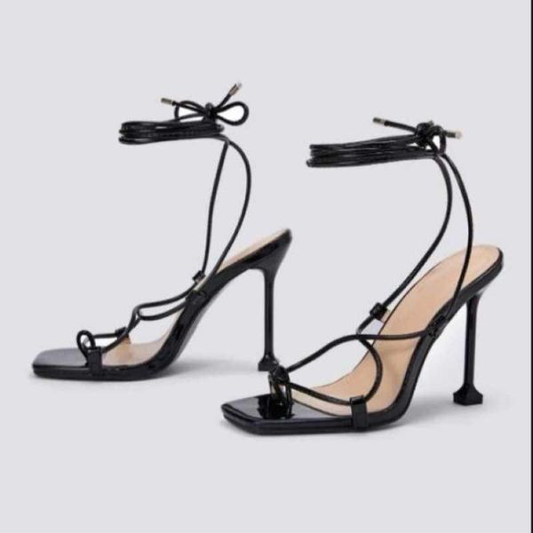 sandals women's summer shoes strap thin heel high heels, Black 
sandals women's summer shoes strap thin heel high heels, Black