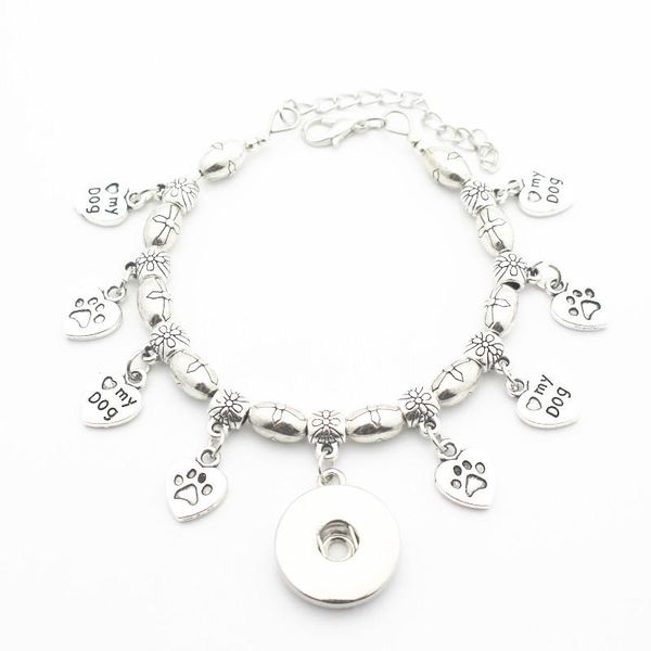 charm bracelets est 1pcs metal cross bead snap buttons bracelet adjustable 18mm button bangles with heart i love dog charms diy jewelry, Golden;silver
charm bracelets est 1pcs metal cross bead snap buttons bracelet adjustable 18mm button bangles with heart i love dog charms diy jewelry, Golden;silver