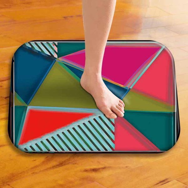 suede bath mat bathroom anti-slip kitchen bedroon floor mediterranean home entrance rugs kids prayer 40*60cm dd260 mats