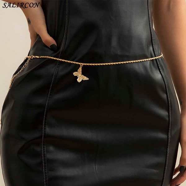 simple twisted chain butterfly pendant body chain belt for women goth aethetic minimalist metal waist chain body jewelry p0811, Silver
simple twisted chain butterfly pendant body chain belt for women goth aethetic minimalist metal waist chain body jewelry p0811, Silver