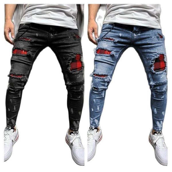 fashion men ripped jeans slim denim pencil pants hipster hip hop paint s-4xl drop men's, Blue
fashion men ripped jeans slim denim pencil pants hipster hip hop paint s-4xl drop men's, Blue