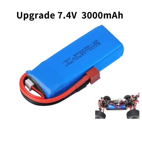 original 144001 124018 124019 remote control car lithium battery 7.4v3000mah rc model large capacity
original 144001 124018 124019 remote control car lithium battery 7.4v3000mah rc model large capacity