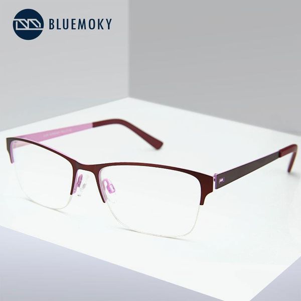fashion sunglasses frames bluemoky metal semi rimless prescription glasses frame for men optical hyperopia myopia eyeglasses eyewear 2021 bt, Black
fashion sunglasses frames bluemoky metal semi rimless prescription glasses frame for men optical hyperopia myopia eyeglasses eyewear 2021 bt, Black