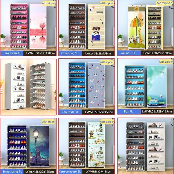 clothing & wardrobe storage multi-layer simple shoe rack dormitory household door dustproof belt cloth cover cabinet shoemaker
clothing & wardrobe storage multi-layer simple shoe rack dormitory household door dustproof belt cloth cover cabinet shoemaker