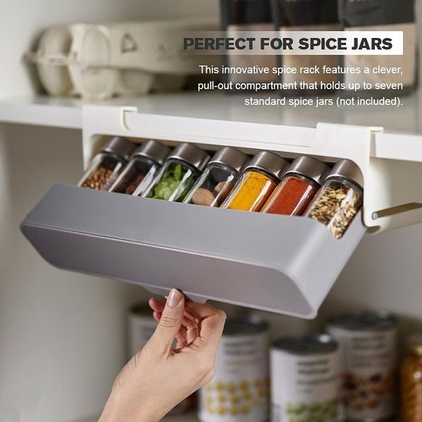 storage bottles & jars kitchen spice rack self-adhesive wall-mounted under-shelf organizer and home supplies dropship
storage bottles & jars kitchen spice rack self-adhesive wall-mounted under-shelf organizer and home supplies dropship