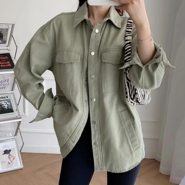 women's jackets aachoae women solid color cotton oversized jacket coats batwing sleeve turn down collar outerwear female fashion autumn, Black;brown
women's jackets aachoae women solid color cotton oversized jacket coats batwing sleeve turn down collar outerwear female fashion autumn, Black;brown