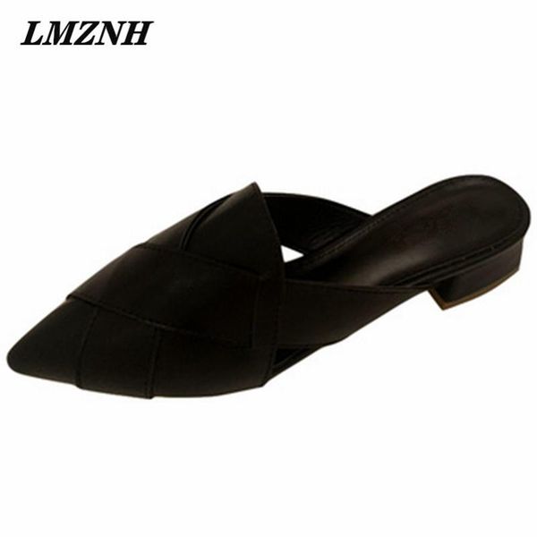 slippers lmznh mid-heel women slides all-match pointed toe solid slip-on brand designer shoes high-quality for 2021, Black
slippers lmznh mid-heel women slides all-match pointed toe solid slip-on brand designer shoes high-quality for 2021, Black