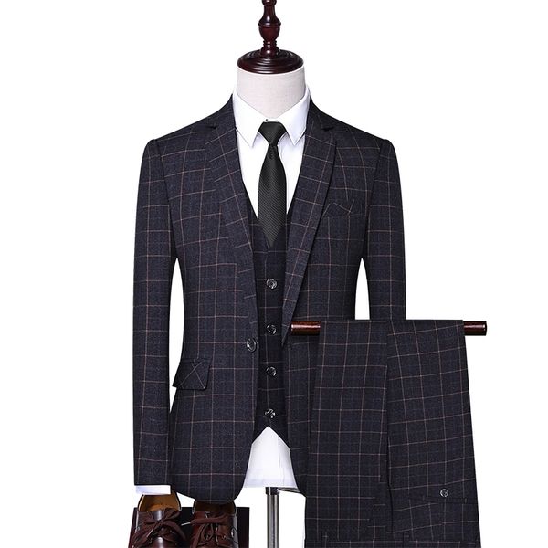 men's suits & blazers suits, es, high-end jackets, vests, trousers., White;black
