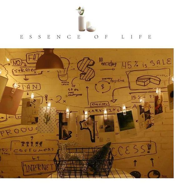 10 20 30 50 100 led battery power hanging picture