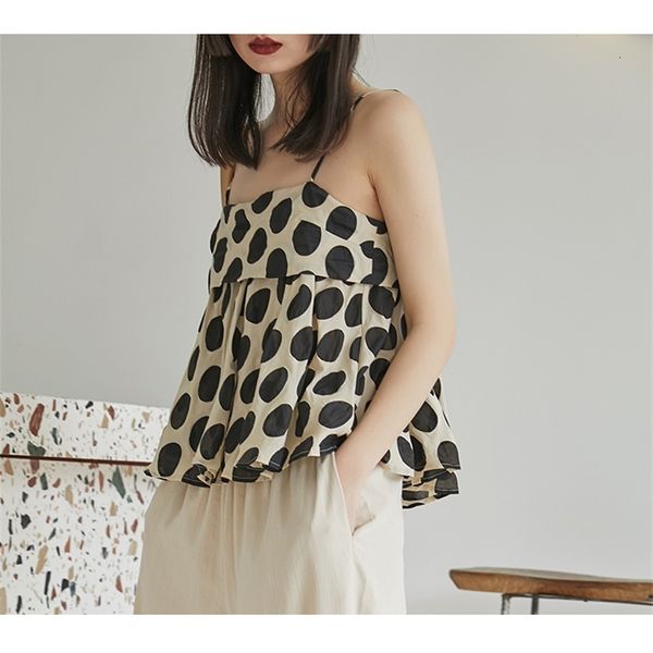 women's tanks & camis polka dot summer cami women spaghetti strap backless cute casual korean fashion clothing 62gk, White
women's tanks & camis polka dot summer cami women spaghetti strap backless cute casual korean fashion clothing 62gk, White