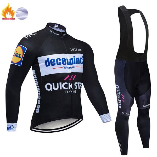 racing sets quick step winter men thermal fleece cycling jersey set bicycle clothing long sleeve mtb bike clothes sportswear ropa ciclismo, Black;blue
racing sets quick step winter men thermal fleece cycling jersey set bicycle clothing long sleeve mtb bike clothes sportswear ropa ciclismo, Black;blue