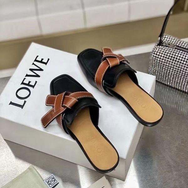slipper bowknot baotou muller slippers women's wear 2021 new flat bottom half drag versatile square head lazy shoes sandals women', Black
slipper bowknot baotou muller slippers women's wear 2021 new flat bottom half drag versatile square head lazy shoes sandals women', Black