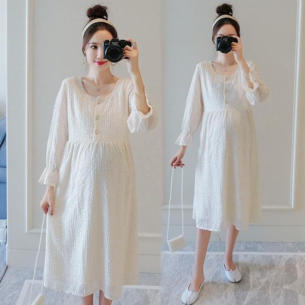 maternity dresses 187# nursing clothing loose stylish chiffon dress for pregnant women pregnancy, White
maternity dresses 187# nursing clothing loose stylish chiffon dress for pregnant women pregnancy, White