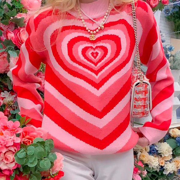 women's sweaters female striped sweater with panels, model y2k, long sleeve, female fashion , knitting, heart style wkec, White;black
women's sweaters female striped sweater with panels, model y2k, long sleeve, female fashion , knitting, heart style wkec, White;black