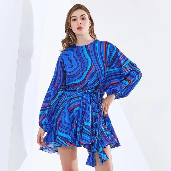 casual dresses early spring fashion women's round neck lantern sleeves single-breasted lace-up multi-color printing short shirt dress 2, Black;gray
casual dresses early spring fashion women's round neck lantern sleeves single-breasted lace-up multi-color printing short shirt dress 2, Black;gray