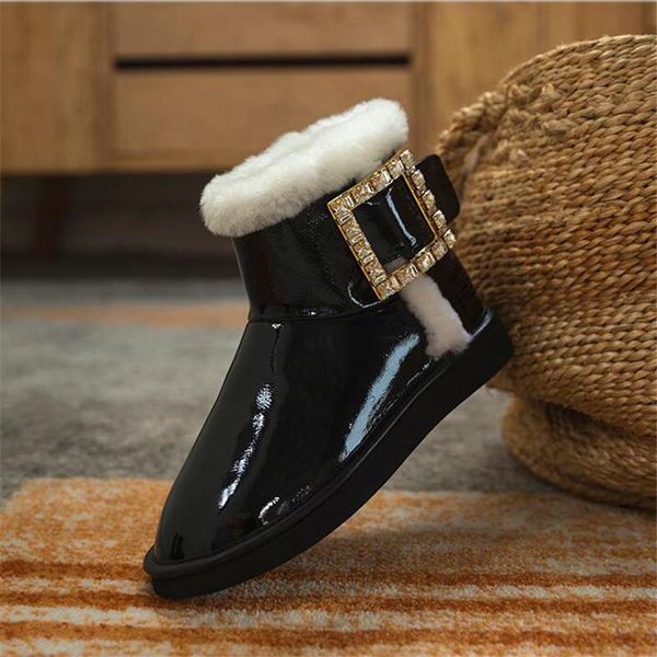 boots winter women's high-heeled increase thick-soled wool round toe rhinestone fashion short, Black
boots winter women's high-heeled increase thick-soled wool round toe rhinestone fashion short, Black