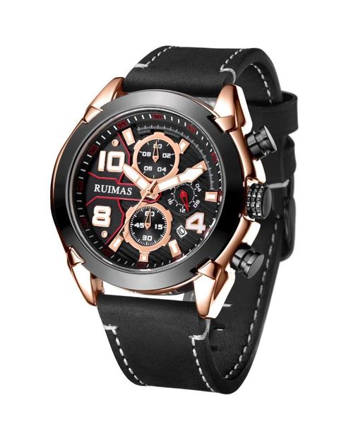 wristwatches ruimas mens watches big dail military quartz watch leather waterproof sports chronograph men gift, Slivery;brown
wristwatches ruimas mens watches big dail military quartz watch leather waterproof sports chronograph men gift, Slivery;brown