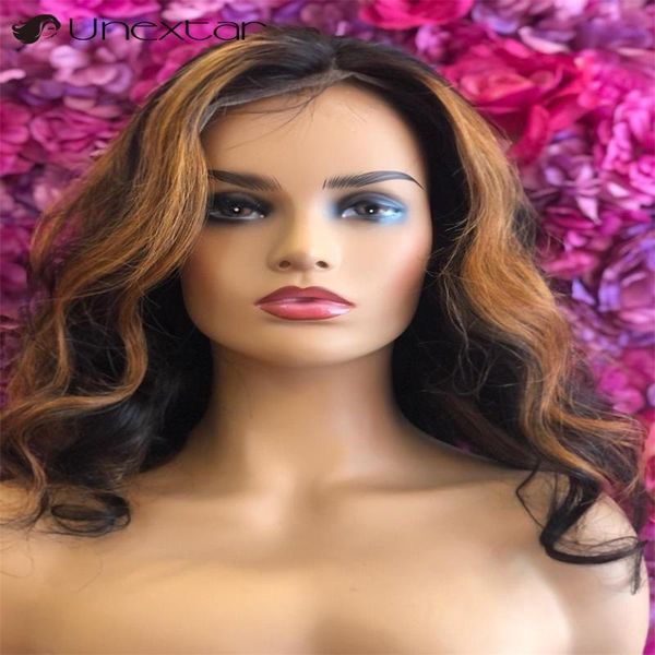 unextar 180% brazilian remy wavy human lace wigs for women highlight colored 13x4 middle hair wig, Black;brown
unextar 180% brazilian remy wavy human lace wigs for women highlight colored 13x4 middle hair wig, Black;brown