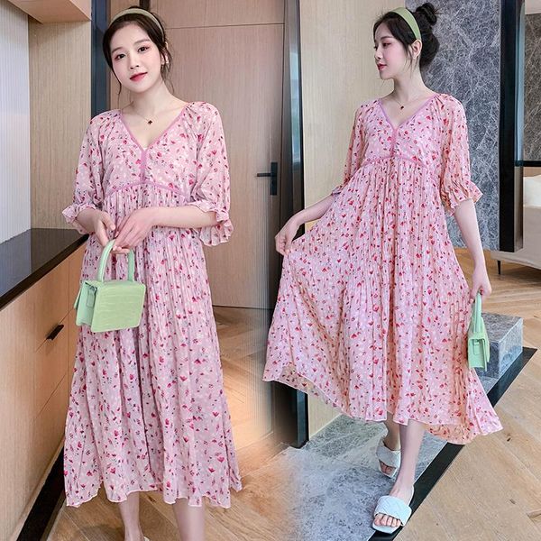 arrive summer maternity dress woman floral print large size dresses pregnant a-line clothing md-02911, White
arrive summer maternity dress woman floral print large size dresses pregnant a-line clothing md-02911, White
