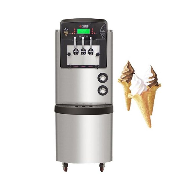 commercial design mini vertical 3 flavor ice cream making machine home soft low price supply
commercial design mini vertical 3 flavor ice cream making machine home soft low price supply