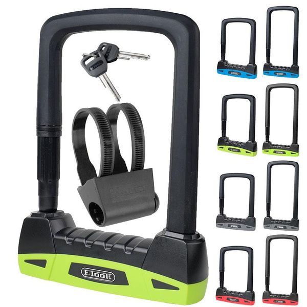 bike locks etook et-500 bicycle u-lock motorcycle e-bike u-shaped lock safety device cut resistant s l multi colors w/ mount bracket
bike locks etook et-500 bicycle u-lock motorcycle e-bike u-shaped lock safety device cut resistant s l multi colors w/ mount bracket
