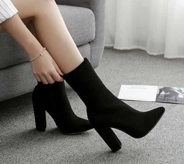 boots 2021 autumn and winter women's comfortable shallow mouth pointed zipper simple sweet wild large size, Black
boots 2021 autumn and winter women's comfortable shallow mouth pointed zipper simple sweet wild large size, Black
