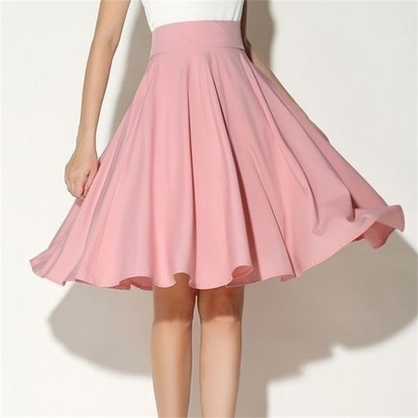2021 new fashion women solid knee-length big swing umbrella high waist vintage ladies midi saia skater skirt 210329, Black
2021 new fashion women solid knee-length big swing umbrella high waist vintage ladies midi saia skater skirt 210329, Black