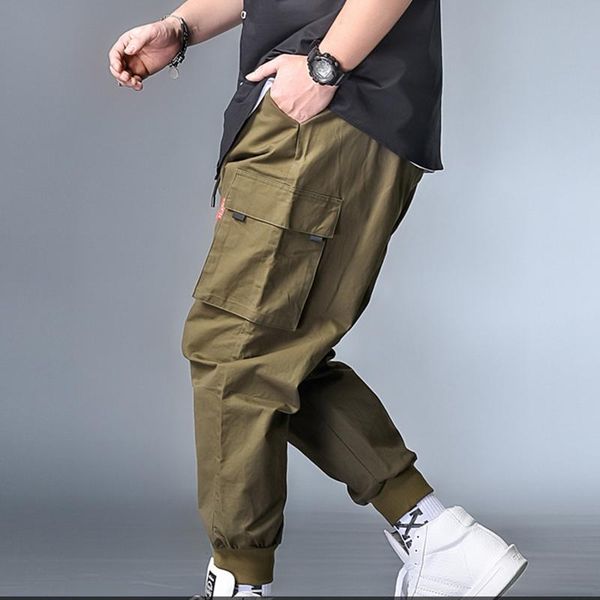 men long pants loose trousers plus large size 2xl-7xl pocket tooling fashion brand trendy green casual men's, Black
men long pants loose trousers plus large size 2xl-7xl pocket tooling fashion brand trendy green casual men's, Black