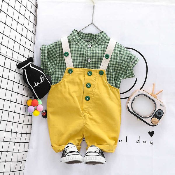 hylkidhuose summer baby boys girls clothing sets kids children short sleeve plaid shirt shorts toddler infant clothes outfit x0902, White
hylkidhuose summer baby boys girls clothing sets kids children short sleeve plaid shirt shorts toddler infant clothes outfit x0902, White