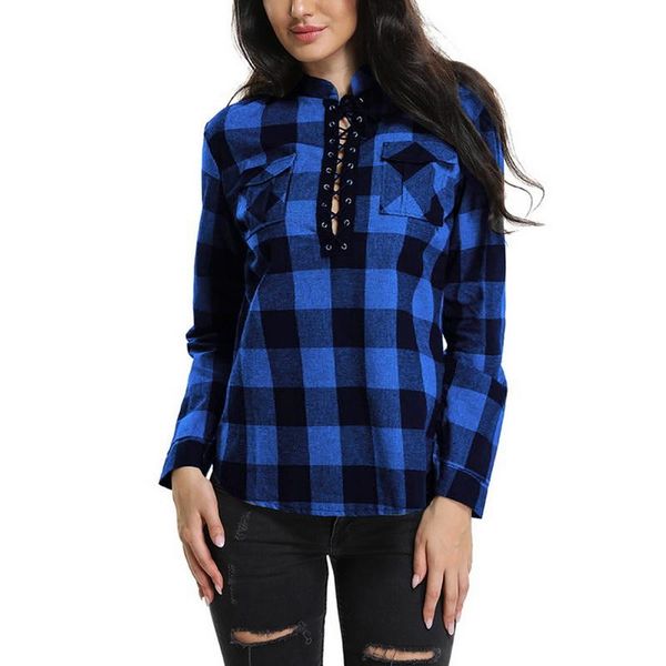 women's blouses & shirts plus size fashion lace up o-neck plaid 2021 dihope ladies long sleeve loose slim fit casual, White
women's blouses & shirts plus size fashion lace up o-neck plaid 2021 dihope ladies long sleeve loose slim fit casual, White