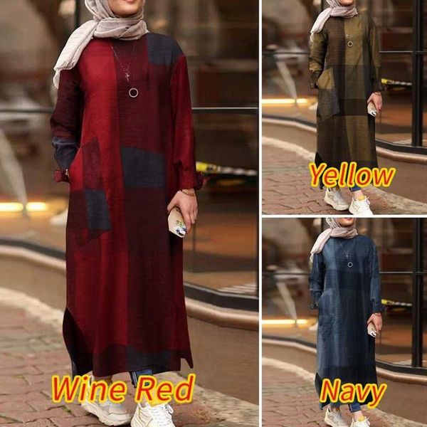 casual dresses lugentolo muslim fashion maxi dress women print long sleeve round neck spring fall loose a-line, Black;gray
casual dresses lugentolo muslim fashion maxi dress women print long sleeve round neck spring fall loose a-line, Black;gray