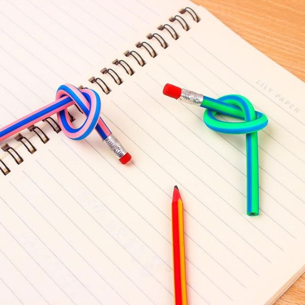 decompression toy creative colored stripe pencils children's cute curved soft wholesale students bent pens for writing
decompression toy creative colored stripe pencils children's cute curved soft wholesale students bent pens for writing