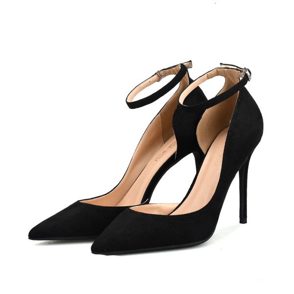 sandals fashion suede leather ladies pumps ankle strap office shallow shoes spring autumn pointed toe thin heel women h0044 63k2, Black
sandals fashion suede leather ladies pumps ankle strap office shallow shoes spring autumn pointed toe thin heel women h0044 63k2, Black