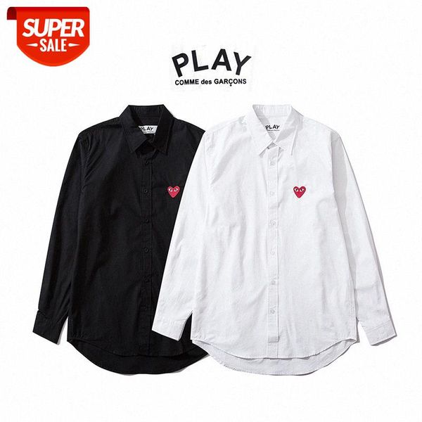 heyplay japanese brand peach heart long-sleeved shirt for men and women cotton white red cardigan couple #lv3q, White;black
heyplay japanese brand peach heart long-sleeved shirt for men and women cotton white red cardigan couple #lv3q, White;black