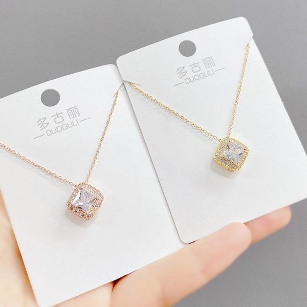 chains botu 2021 simplicity trendy pendant necklace female creative style micro inlaid zircon elegant jewelry for women, Silver
chains botu 2021 simplicity trendy pendant necklace female creative style micro inlaid zircon elegant jewelry for women, Silver