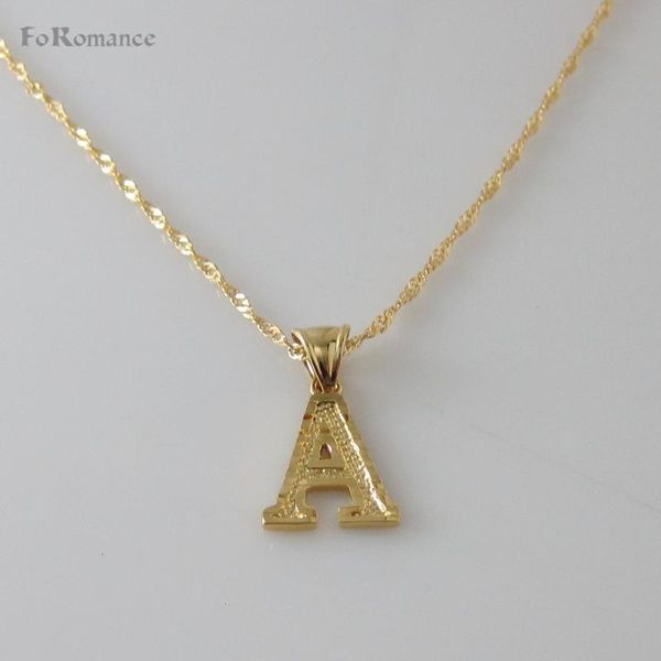 pendant necklaces a-z 26 letters yellow gold plated 45cm chain with small letter alphabets initials carved surface shinning, Silver
pendant necklaces a-z 26 letters yellow gold plated 45cm chain with small letter alphabets initials carved surface shinning, Silver
